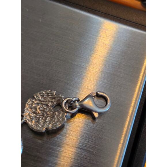 Sterling Silver Conch Shell Disc Bracelet With Lobster Clasp 8" - Picture 2 of 6